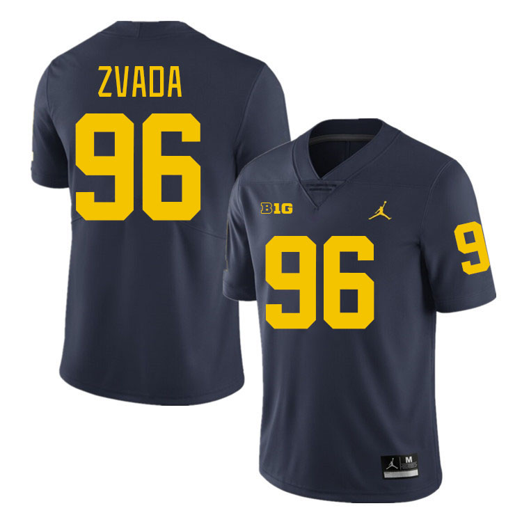 Dominic Zvada Michigan Jersey,Michigan Wolverines #96 Dominic Zvada Jersey Youth-Navy